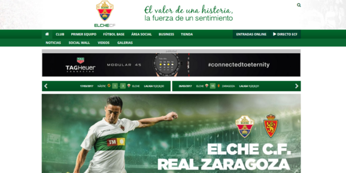 Diseño de páginas Web para equipos de fútbol Diseño de páginas Web para equipos de fútbol