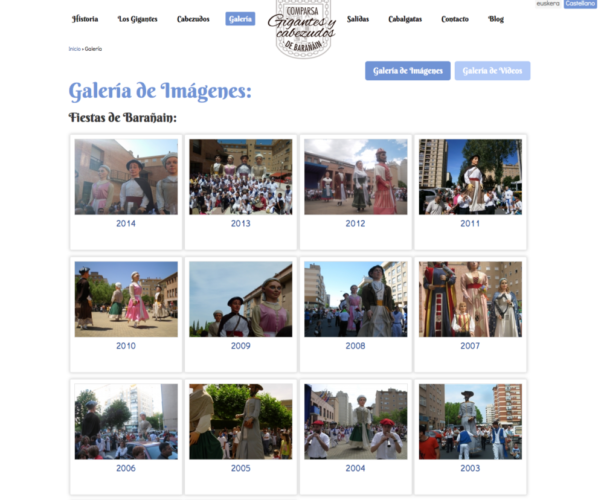 Diseño de páginas Web para Comparsas Diseño de páginas Web para Comparsas Diseño de páginas Web para Comparsas