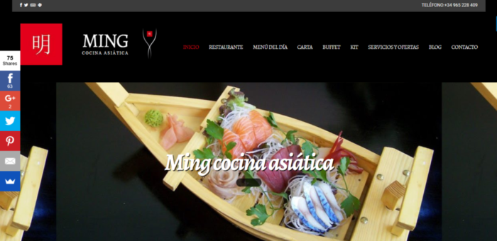Diseño de páginas web para restaurantes asiaticos Diseño de páginas web para restaurantes asiaticos