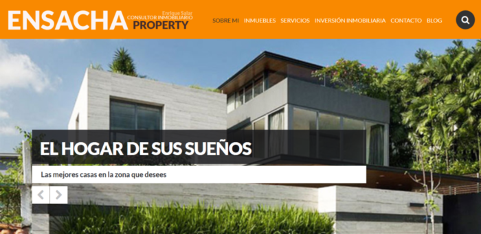 ensacha Diseño Web para inmobiliarias