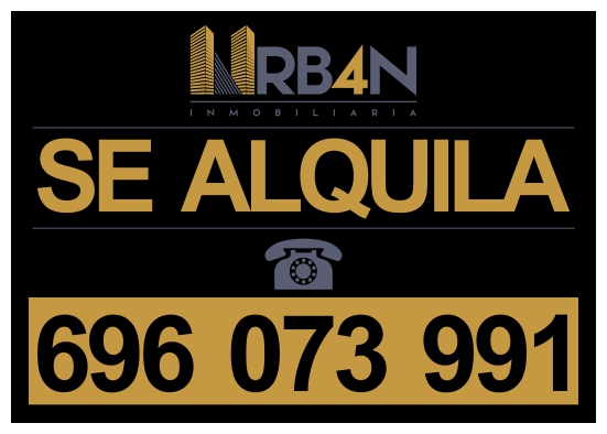 SE ALQUILA URBAN 2 Carteles de inmobiliaría