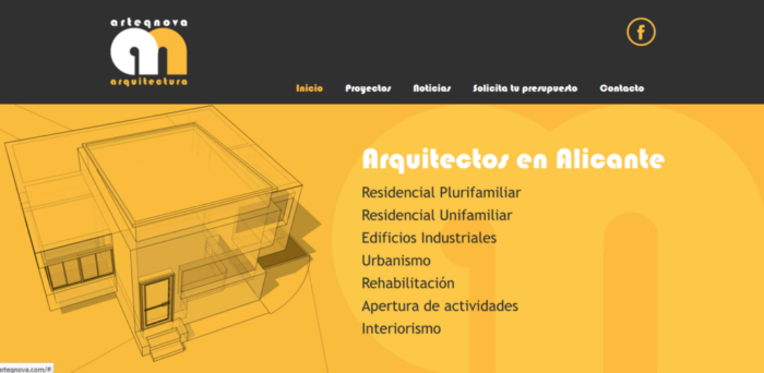 Diseño web y Marketing online para estudio de arquitectura diseño web arteqnova Diseño web y Marketing online para estudio de arquitectura