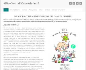 nicocontraelcancerinfantil 300x244 Diseño Web para asociaciones