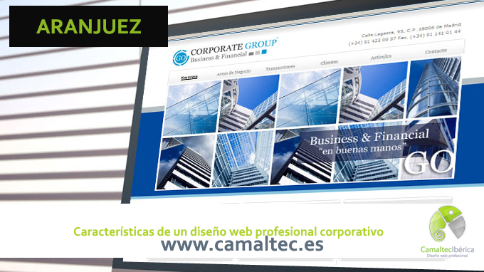Características de un diseño web profesional corporativo Una página web profesional para que tu negocio triunfe en internet