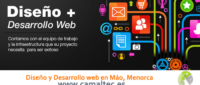 Diseño y Desarrollo web en Máo Menorca 200x85 c Franquicia diseño web