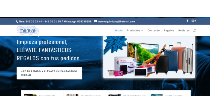 diseño web empresa limpieza Grupo Camaltec lanza la web Mareva.es