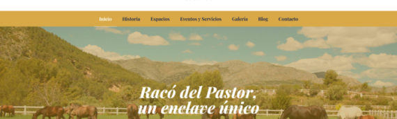 RacodelPastor.com nuevo diseño web. Salón de eventos en alicante. 
